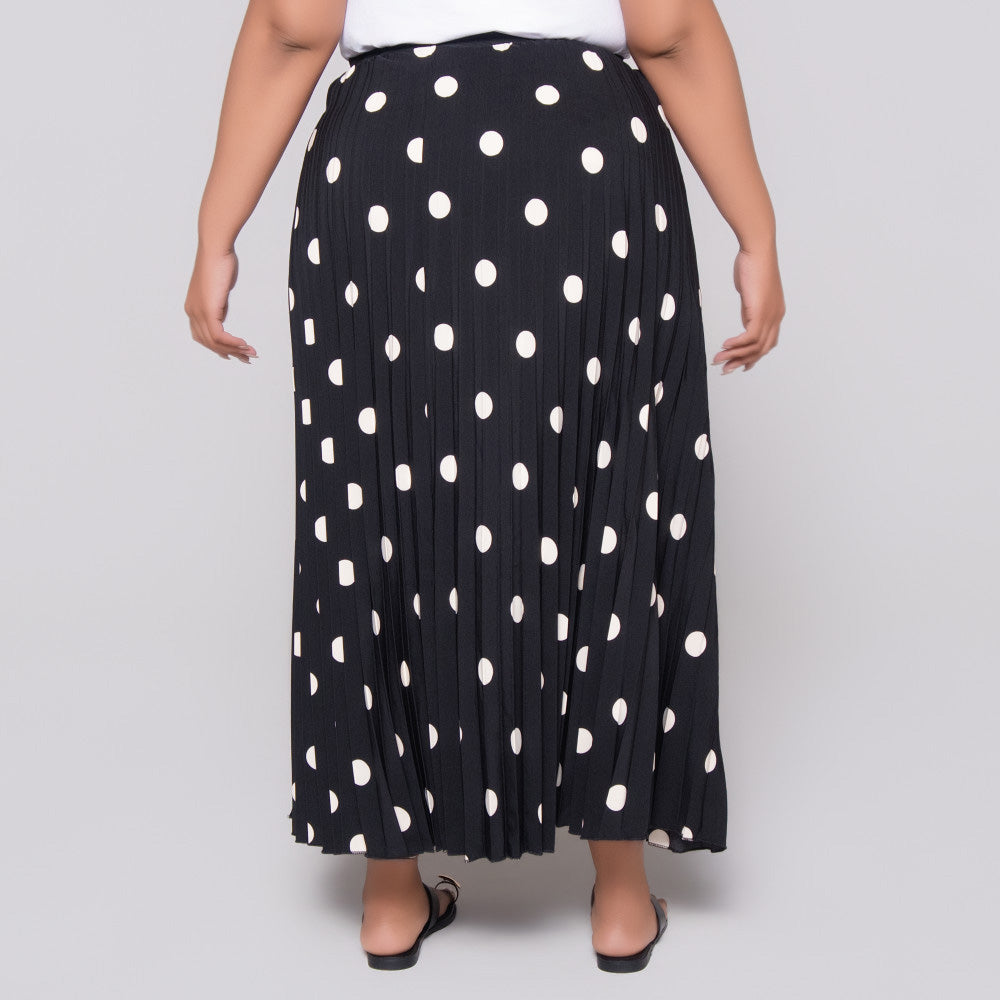 Printed Spotted Skirt