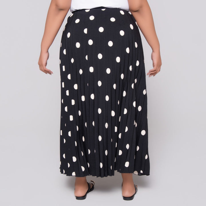 Printed Spotted Skirt