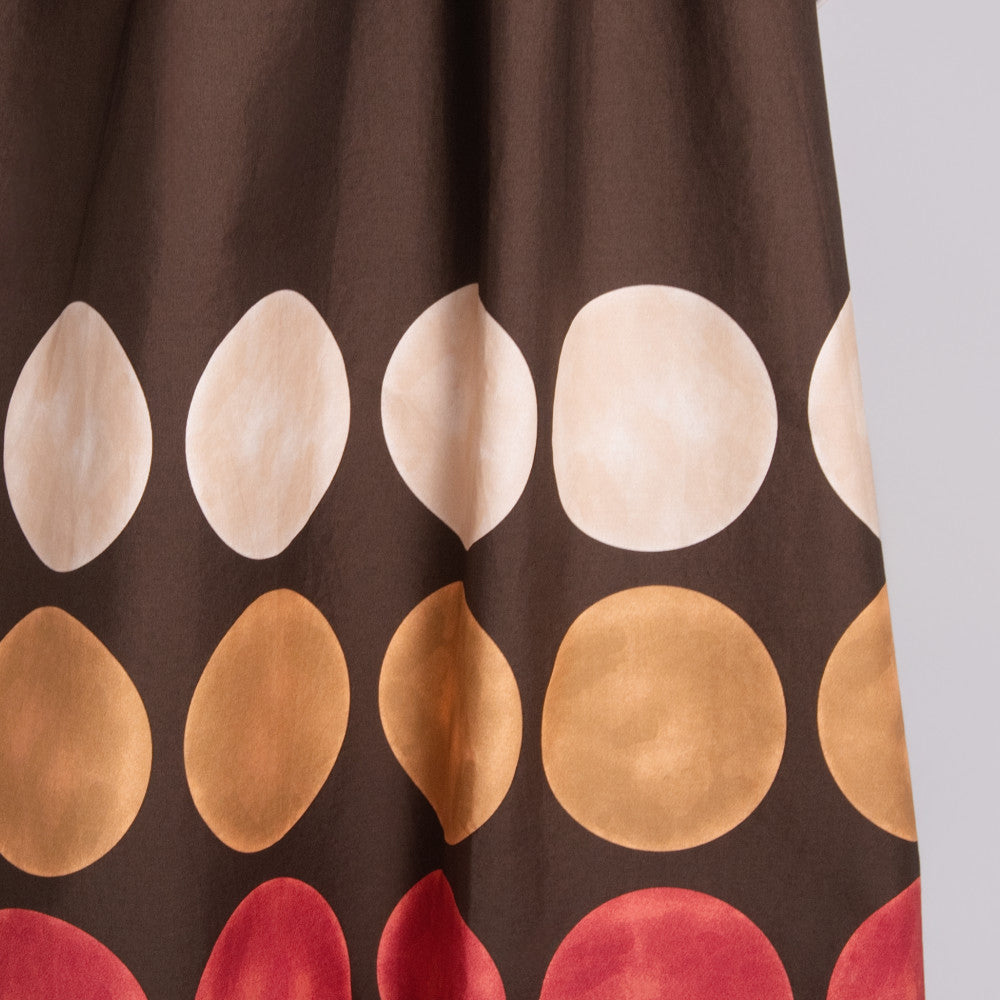 Printed Poplin Smocking Dress