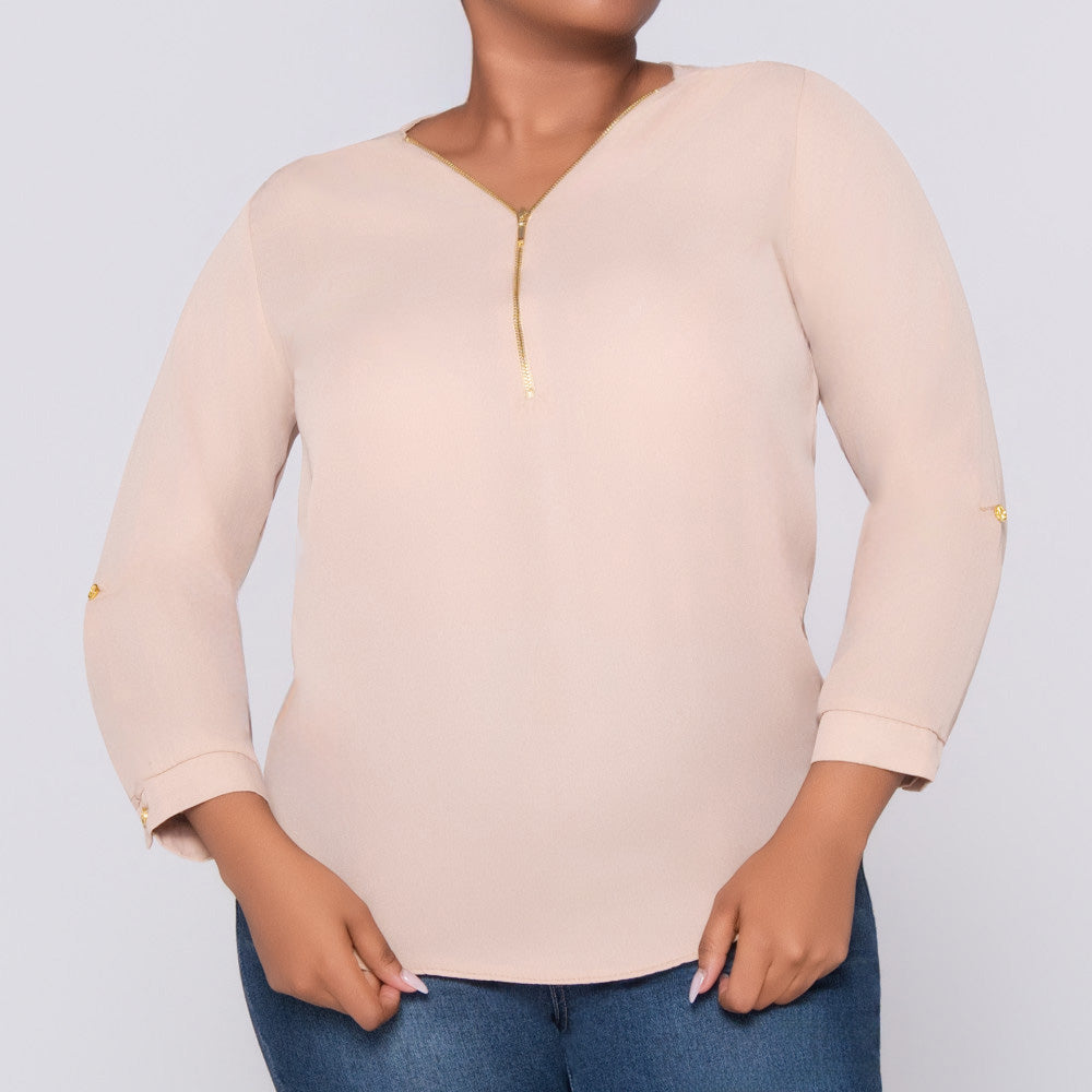 Stone 3/4 Sleeve Top