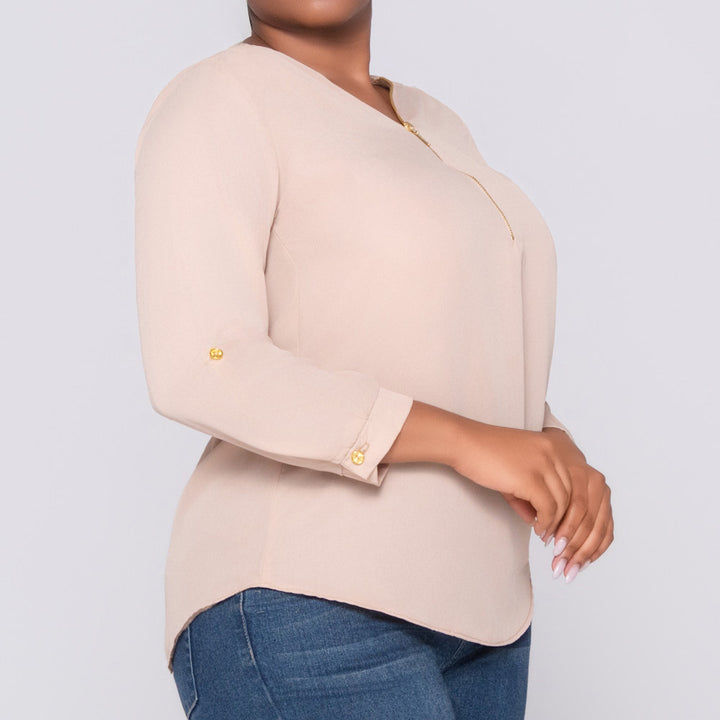 Stone 3/4 Sleeve Top