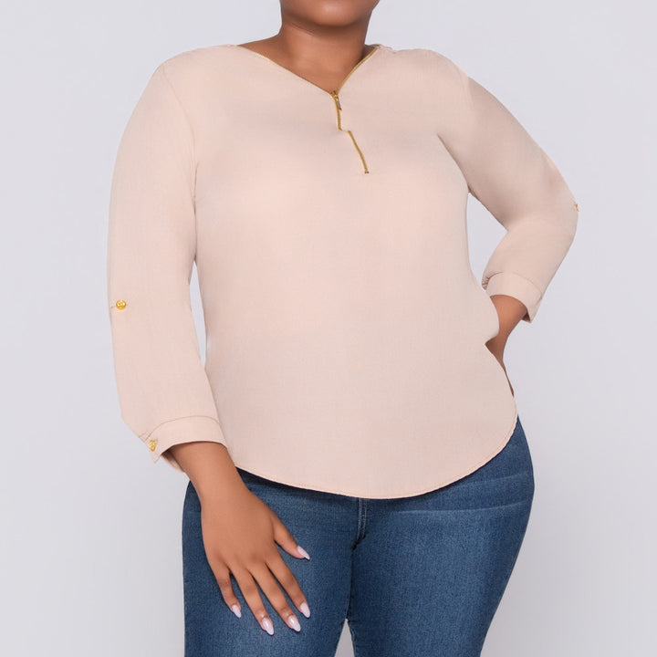 Stone 3/4 Sleeve Top