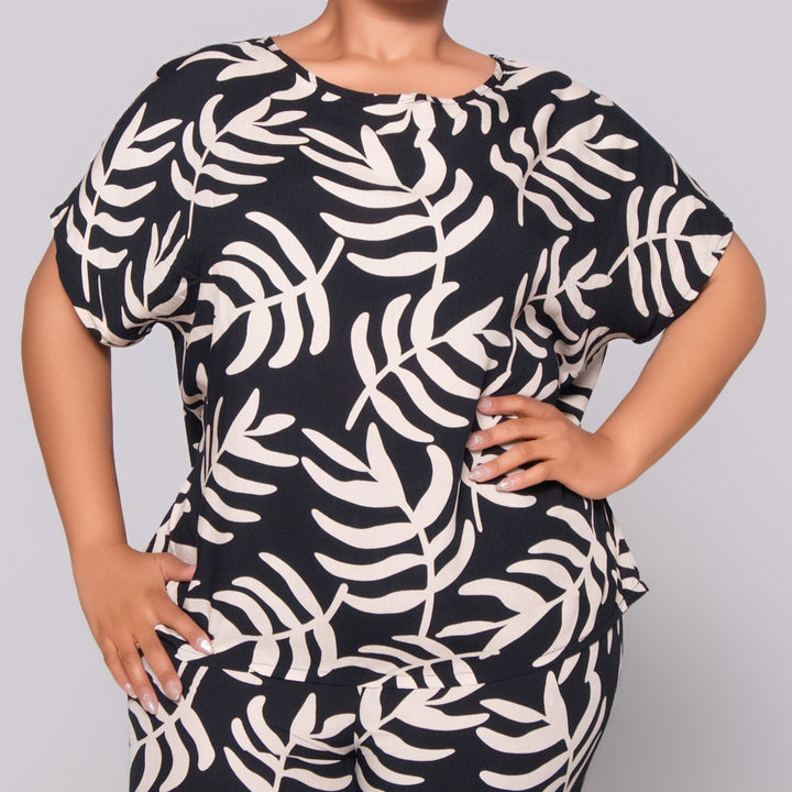 Printed Viscose Top