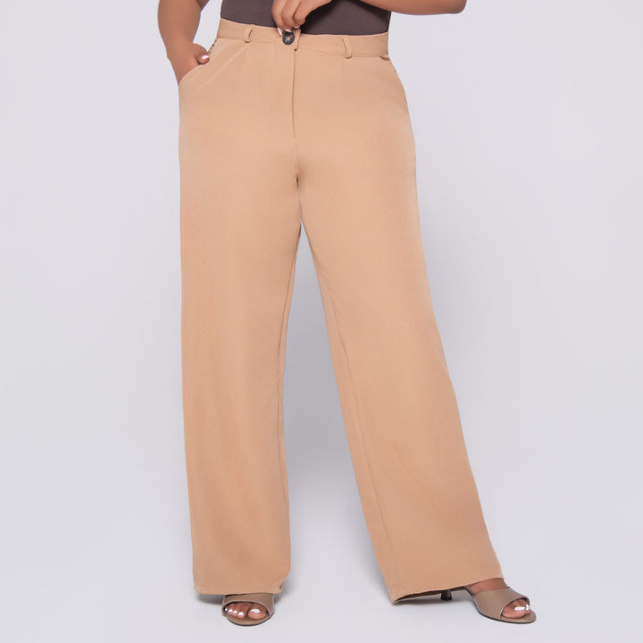 Camel Barbie Twill Pants