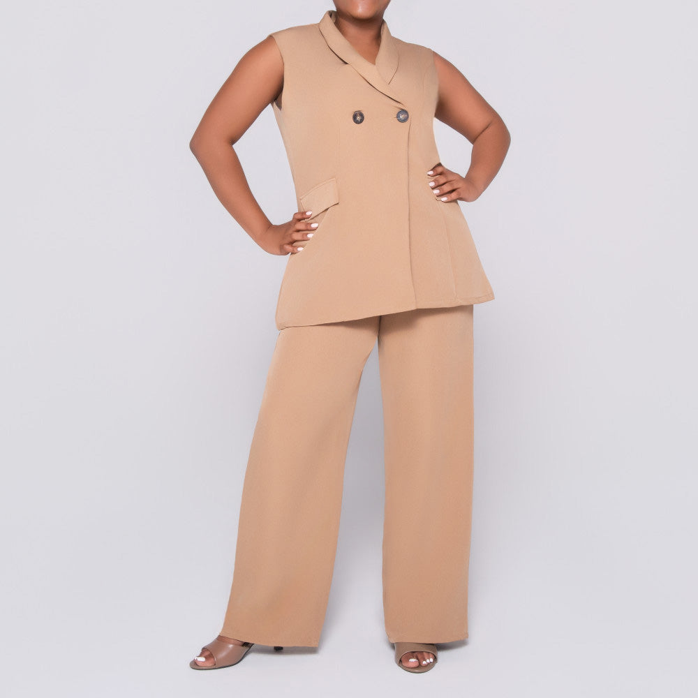 Camel Barbie Twill Pants