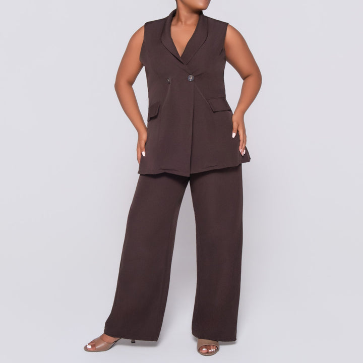 Chocolate Barbie Twill Pants