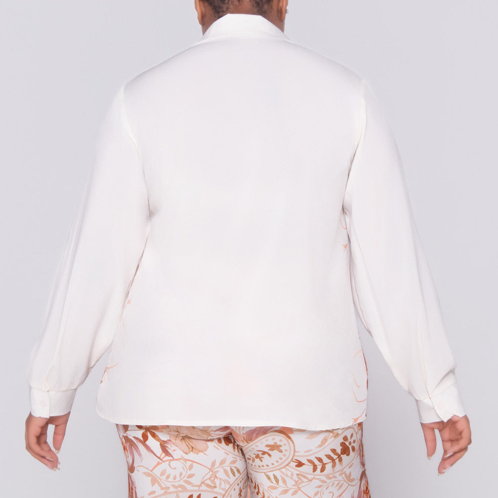 Border Print Top