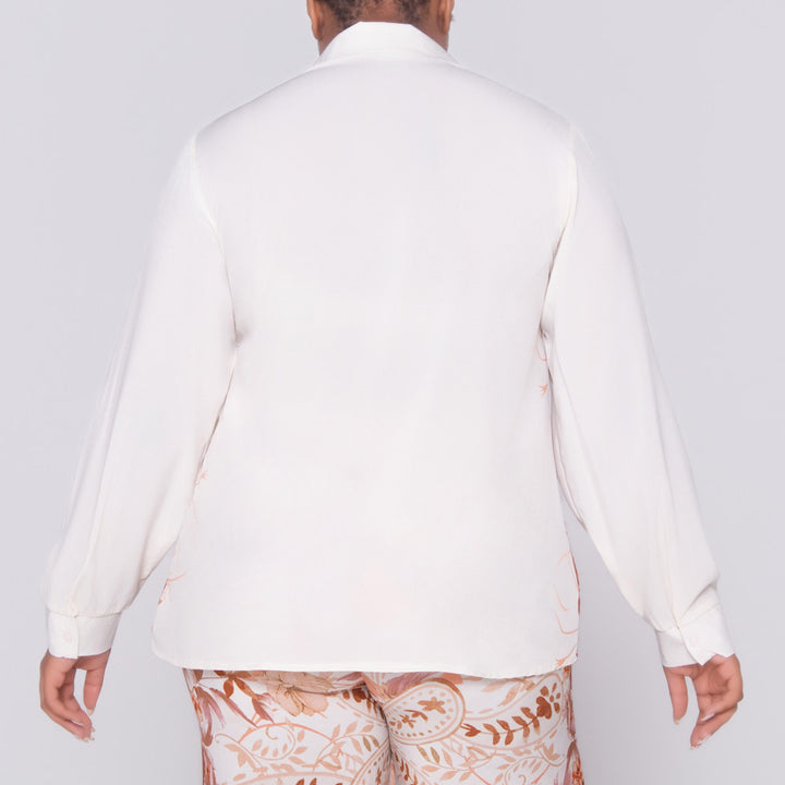 Border Print Top