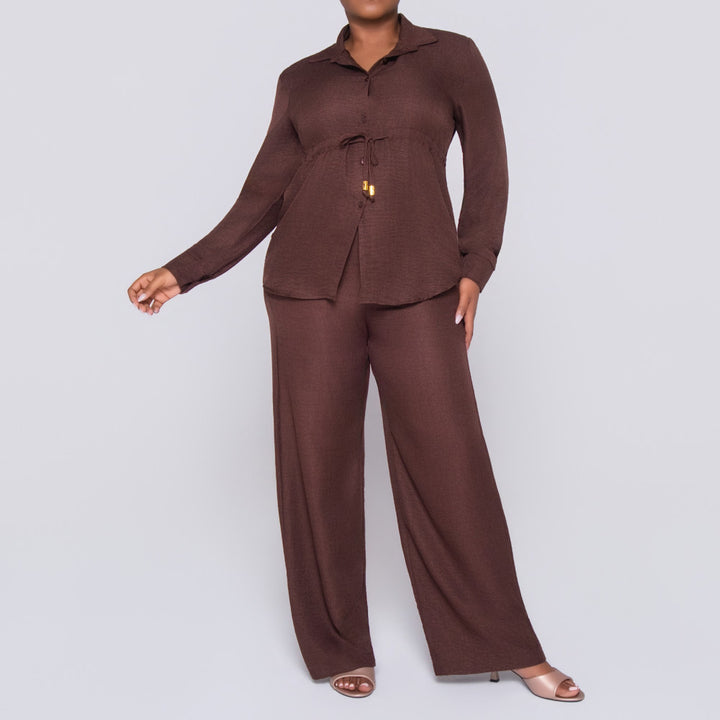 Plain Choc Pants