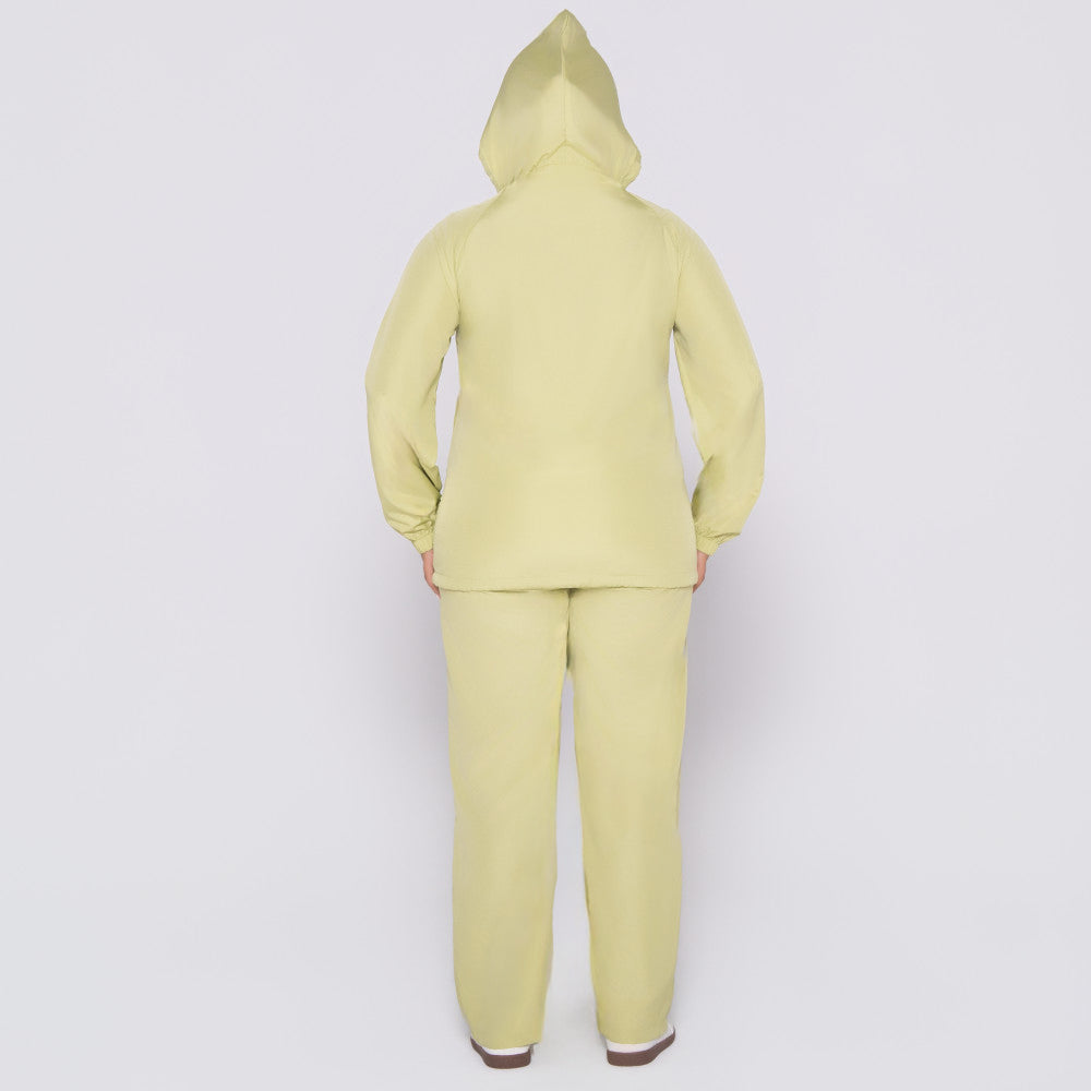 Chartreuse Taffeta Pants