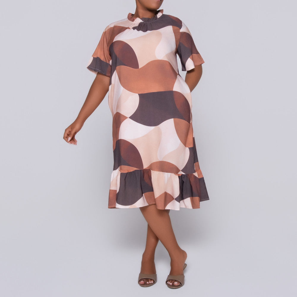 Sleeveless Printed Tunic
