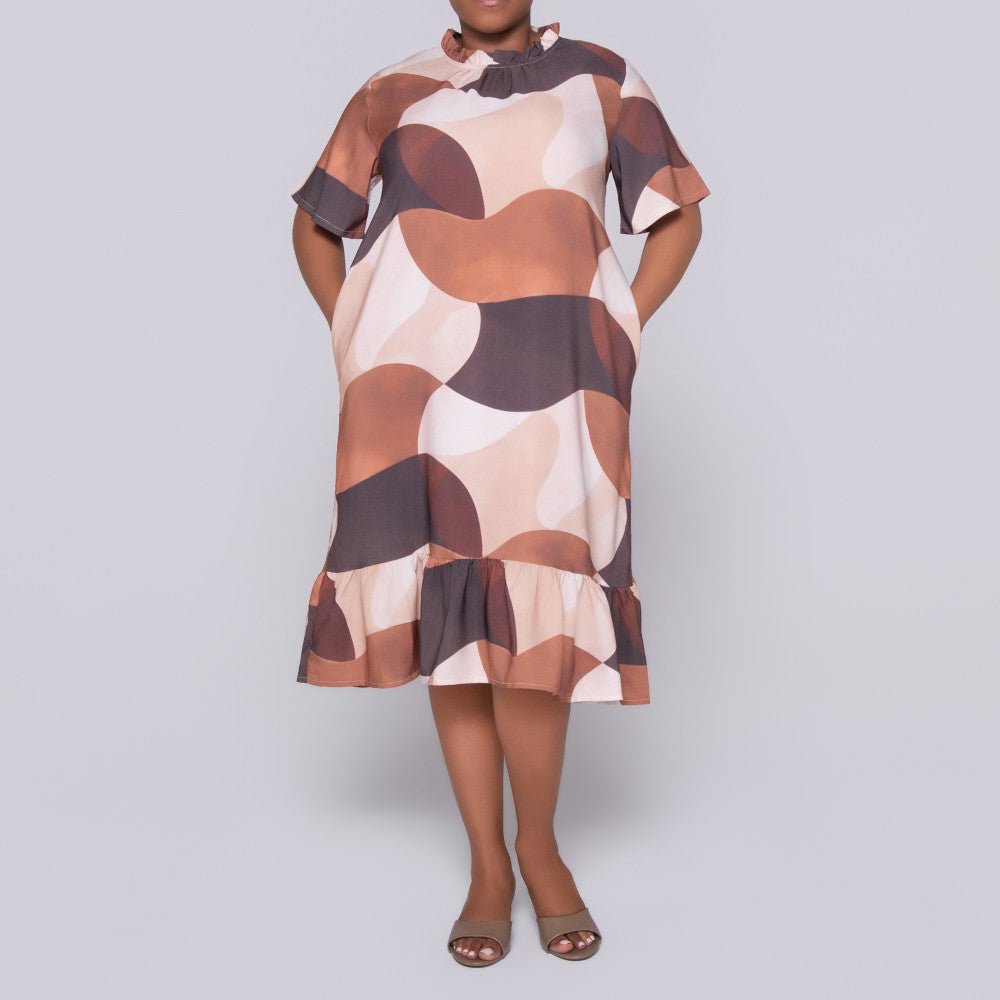 Sleeveless Printed Tunic