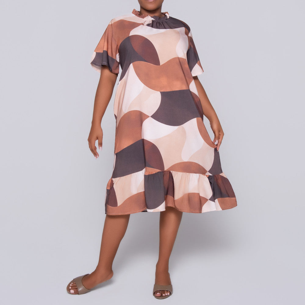 Sleeveless Printed Tunic