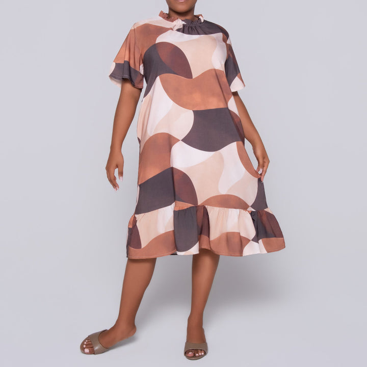 Sleeveless Printed Tunic
