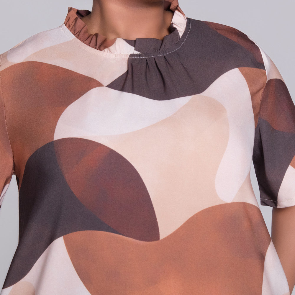 Sleeveless Printed Tunic