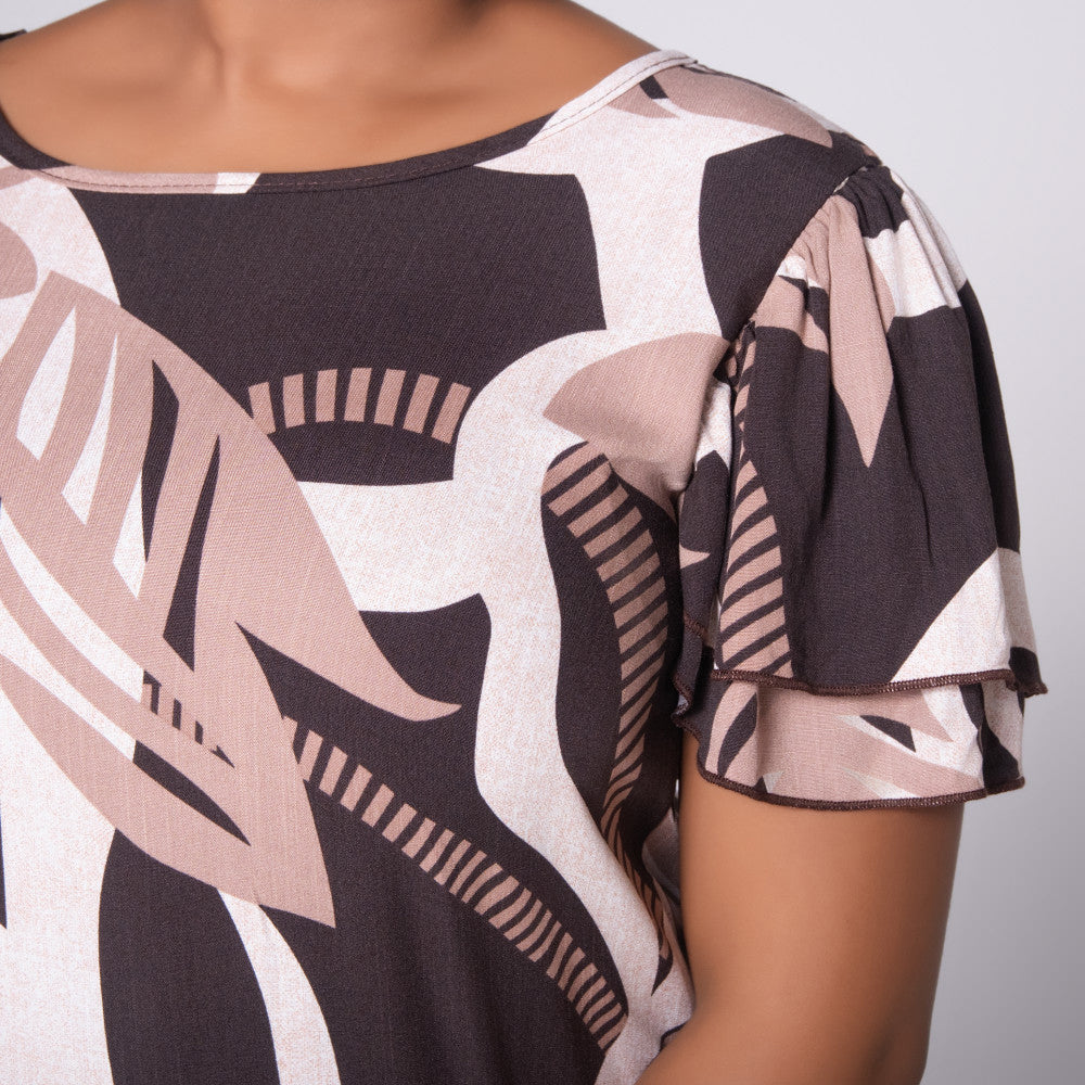 Twin Pack Plain And Printed Dress