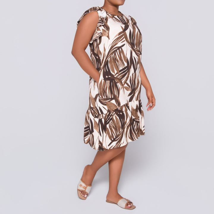 Printed Linen Tunic