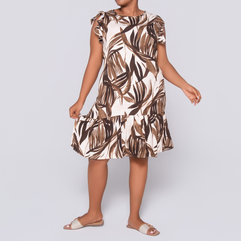 Printed Linen Tunic