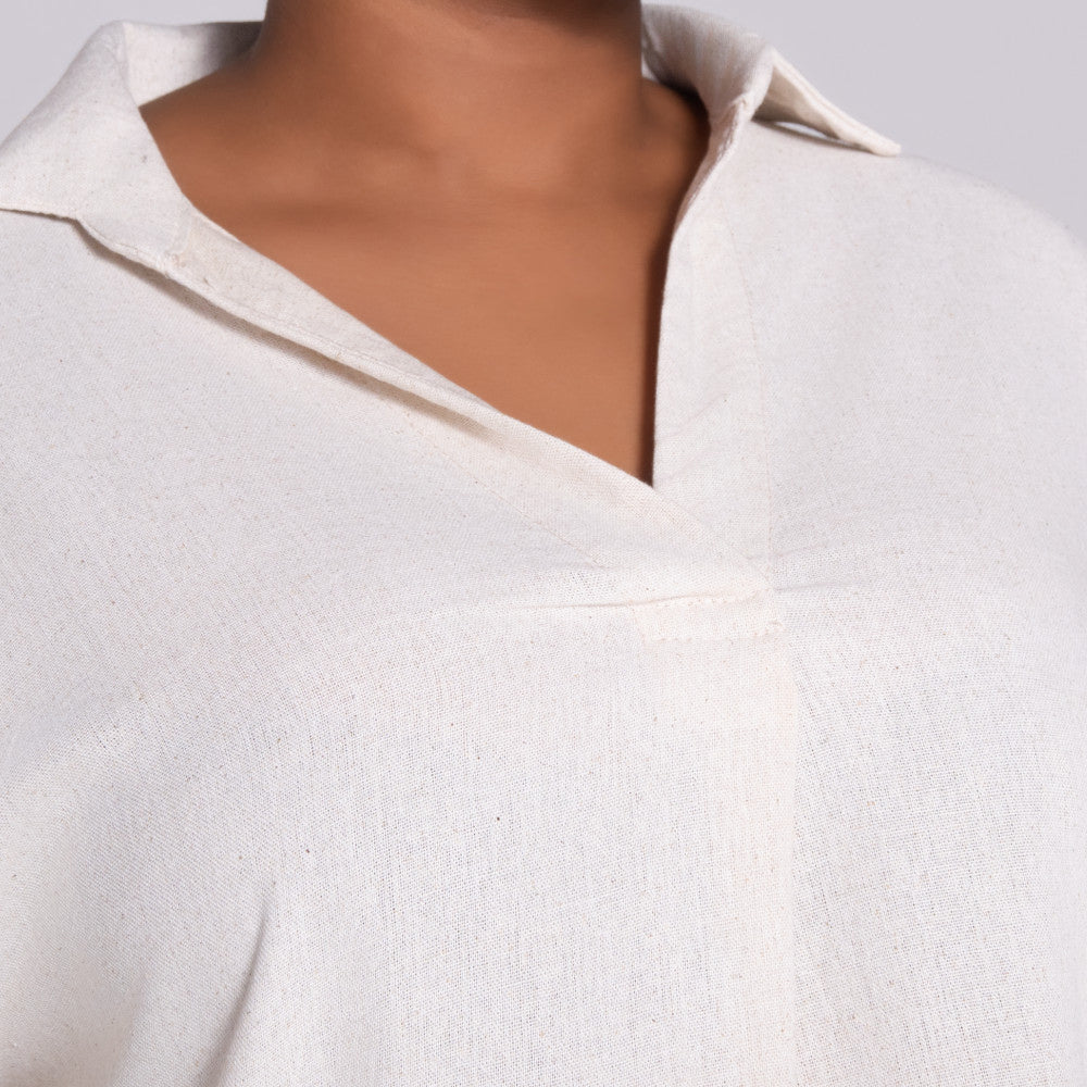 Short Sleeve Linen Top