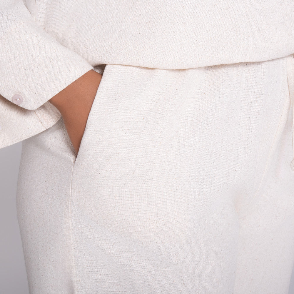 Plain Linen Pants