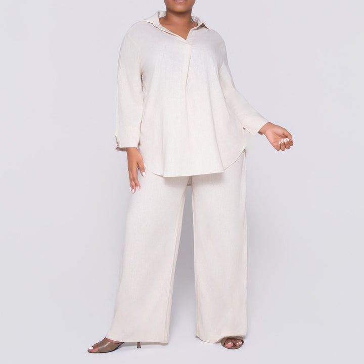 Plain Linen Pants