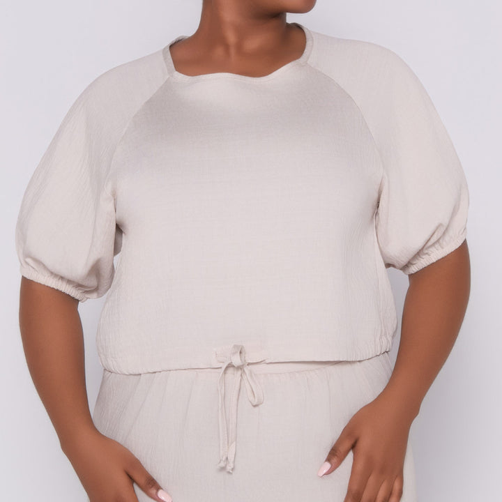 Short Sleeve Stone Top