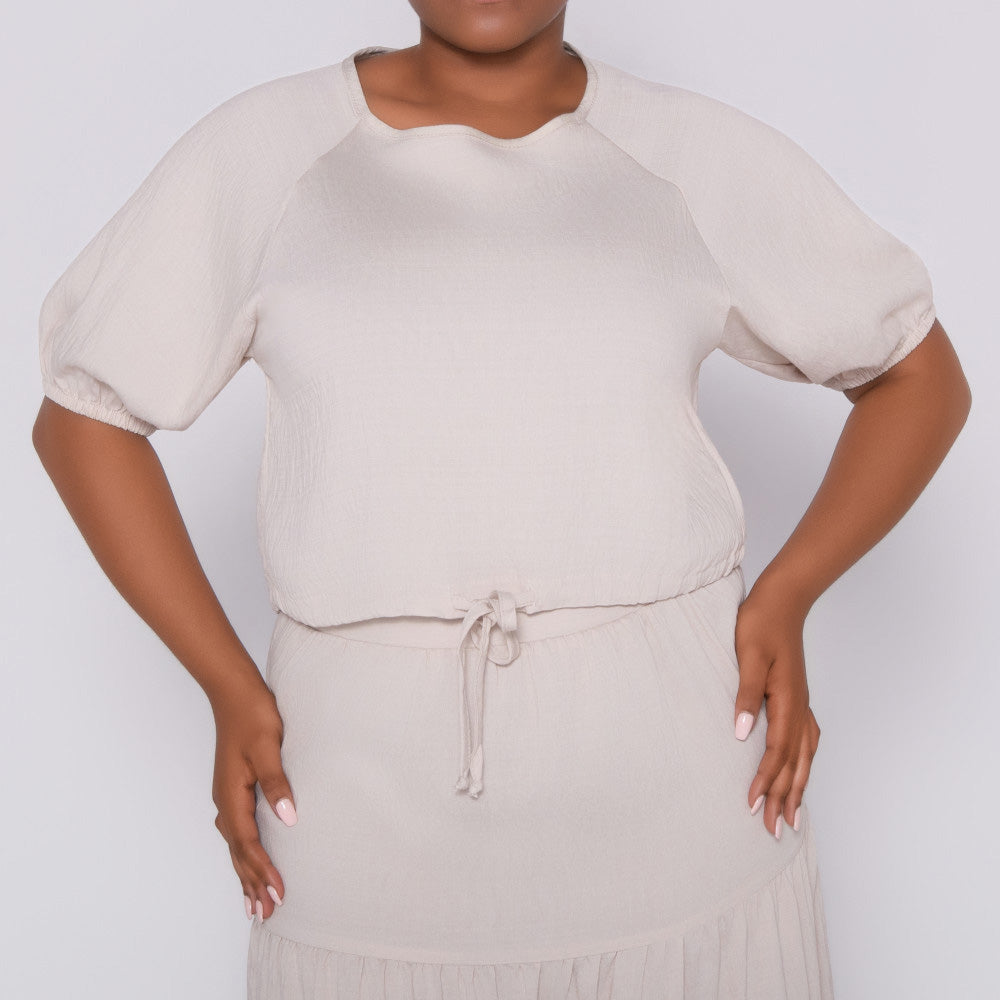Short Sleeve Stone Top