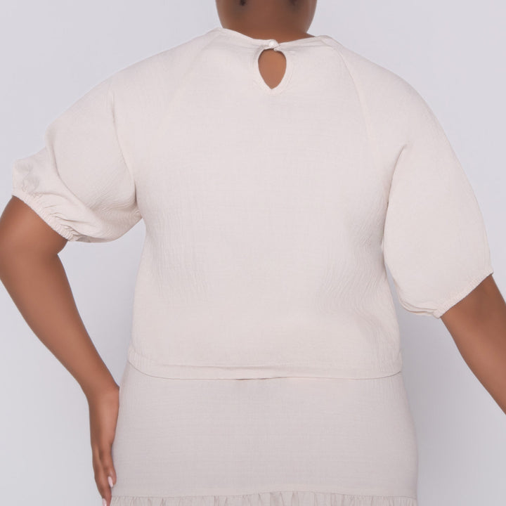 Short Sleeve Stone Top