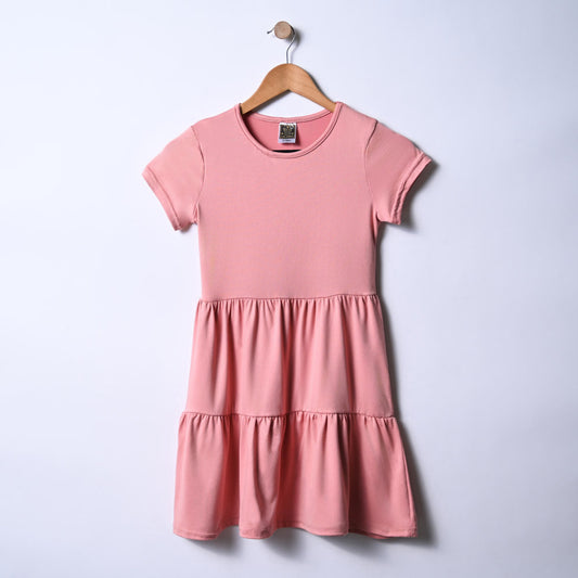 Girls Mink Trapeze Dress