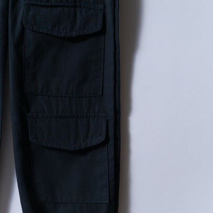Girls Black Cargo Pants