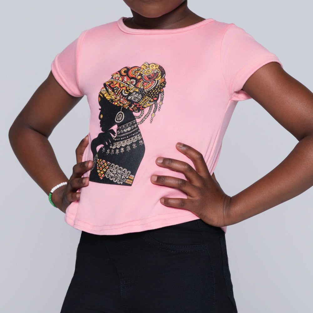 Girls Printed Casual Tee