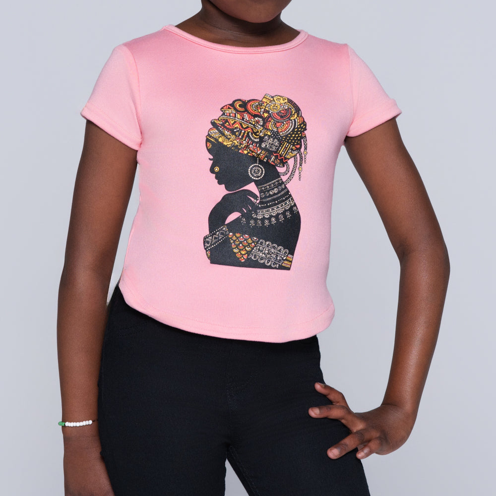 Girls Printed Casual Tee