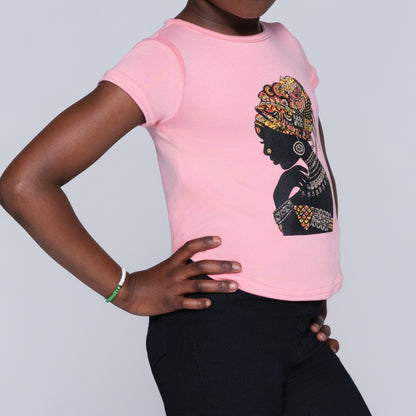 Girls Printed Casual Tee