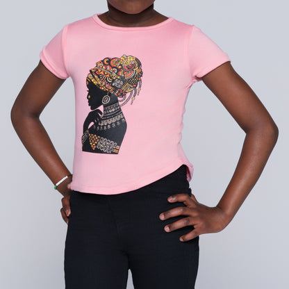 Girls Printed Casual Tee