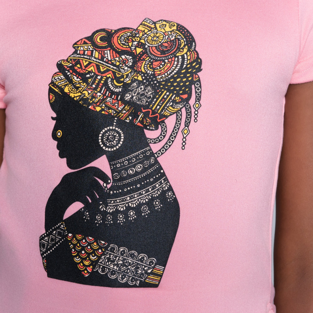 Girls Printed Casual Tee