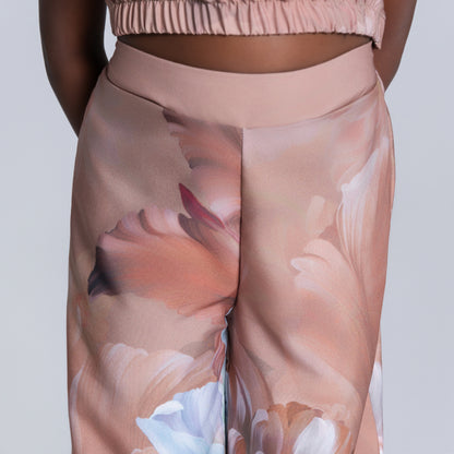 Girls Printed Stone Top And Pants Set