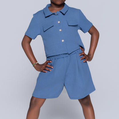 Girls Top And Shorts Set