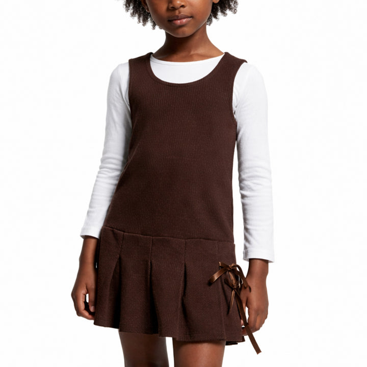 Girls Pinafore Dress With Inner