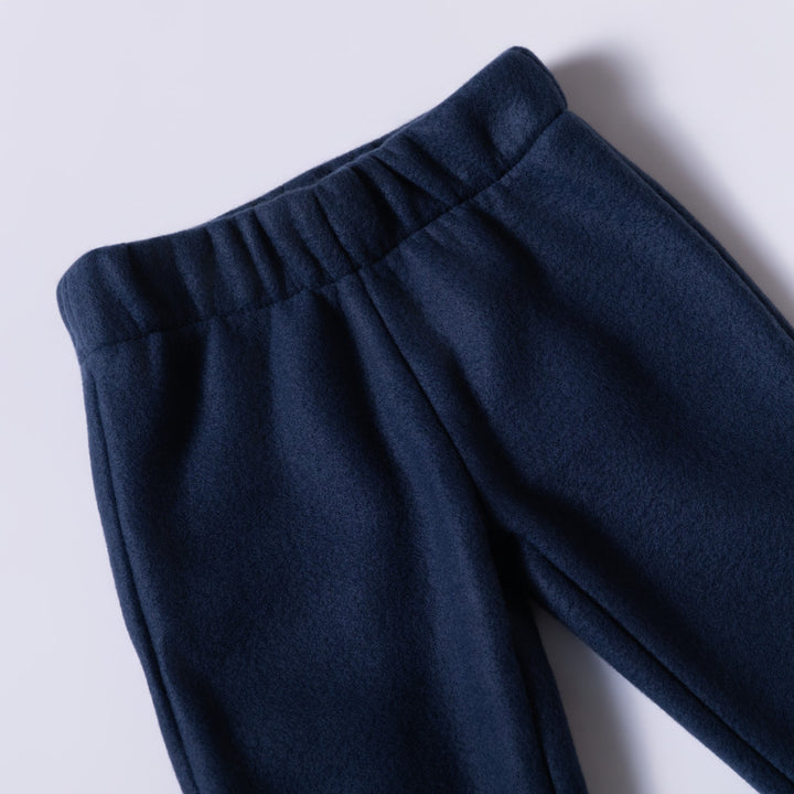 Girls Navy Polar Fleece Tracksuit