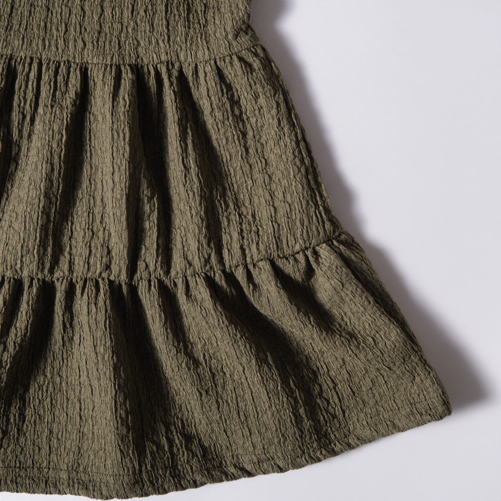 Girls Crinkle Knit Twin Pack Dress
