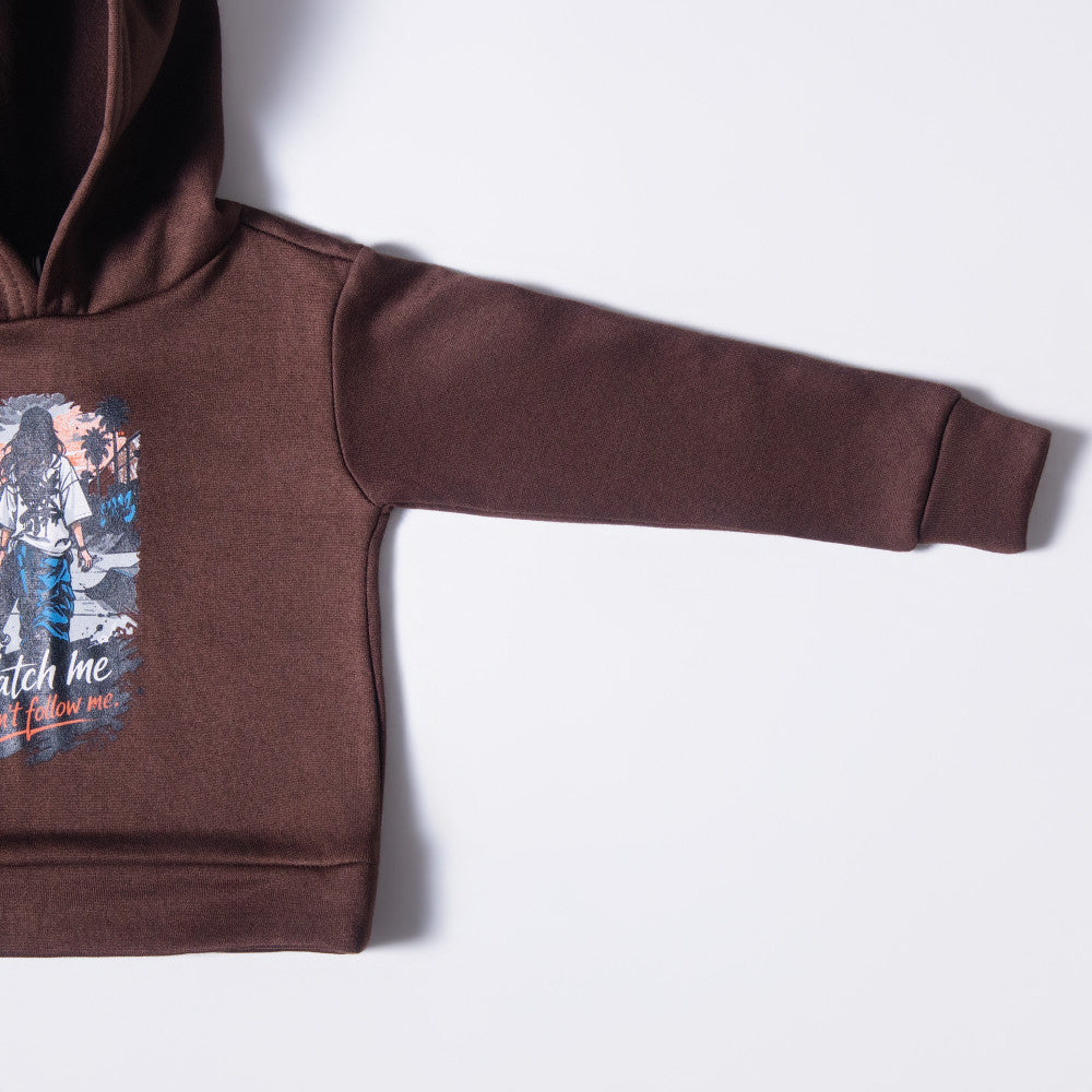 Girls Choc Printed Tracksuit Set