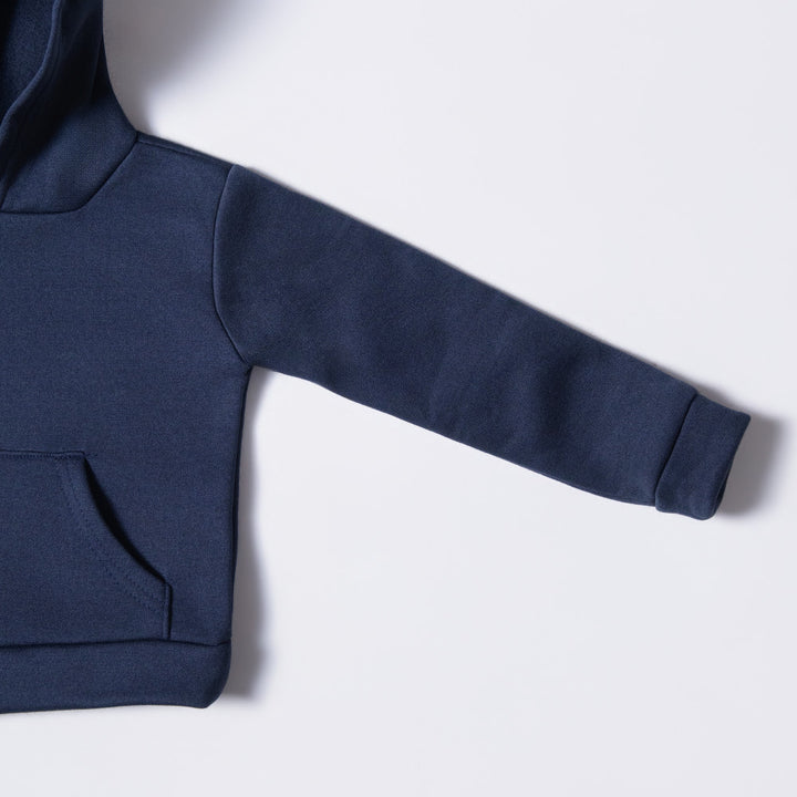 Girls Navy Hooded Tracksuit Set