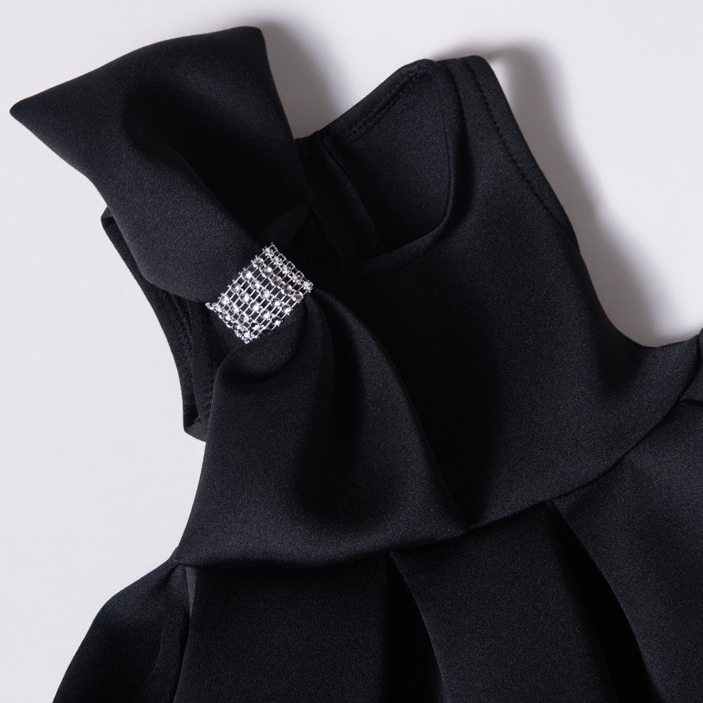 Girls Black Scuba Dress