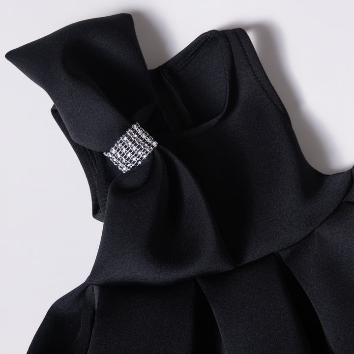 Girls Black Scuba Dress