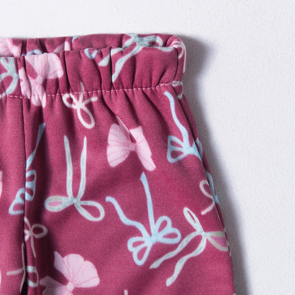 Girls Twin Pack Wide Leg Joggers