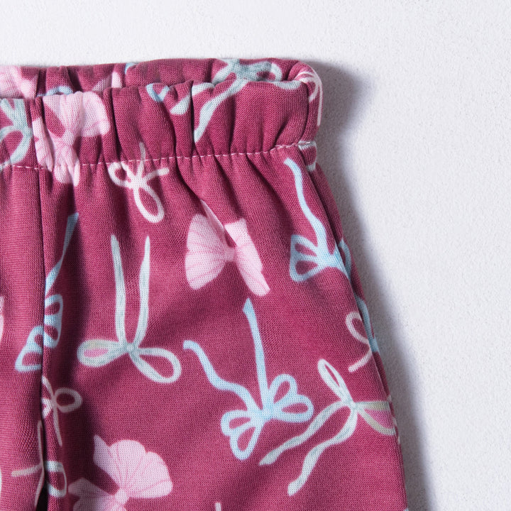 Girls Twin Pack Wide Leg Joggers
