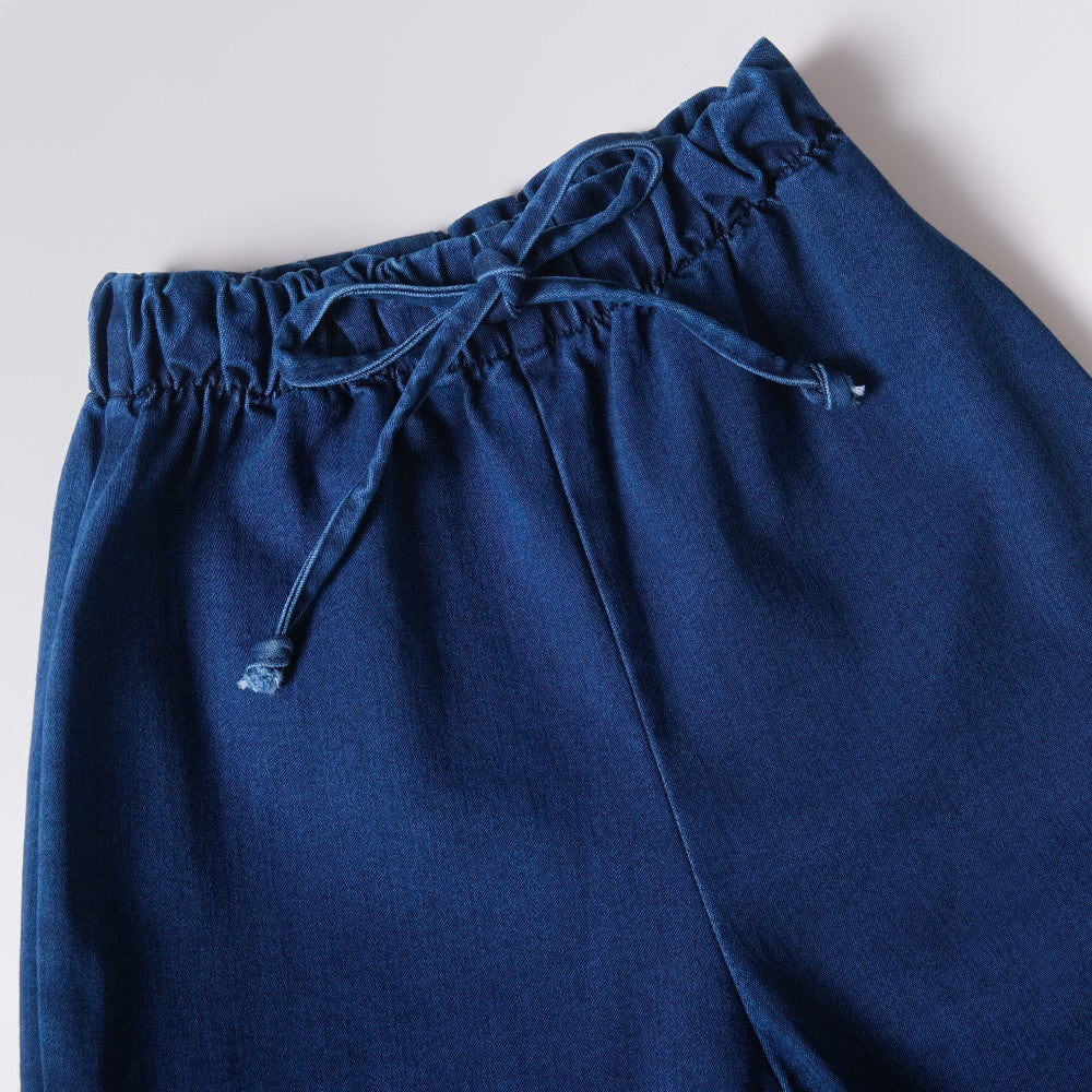 Girls Denim Cargo Pants