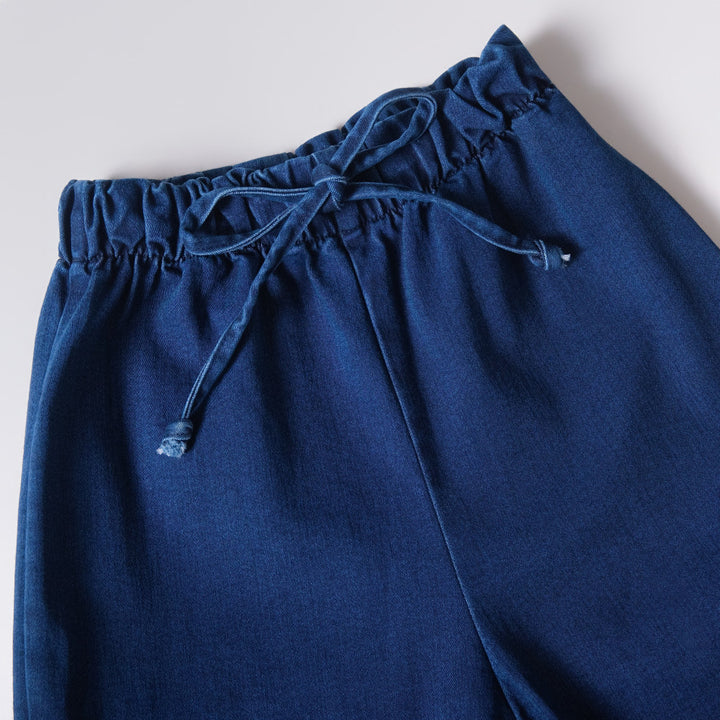 Girls Denim Cargo Pants