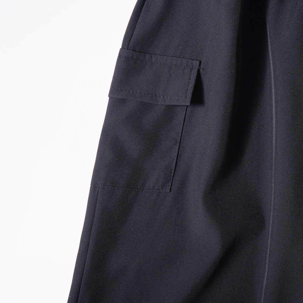 Girls Black Wide Leg Cargo Pants