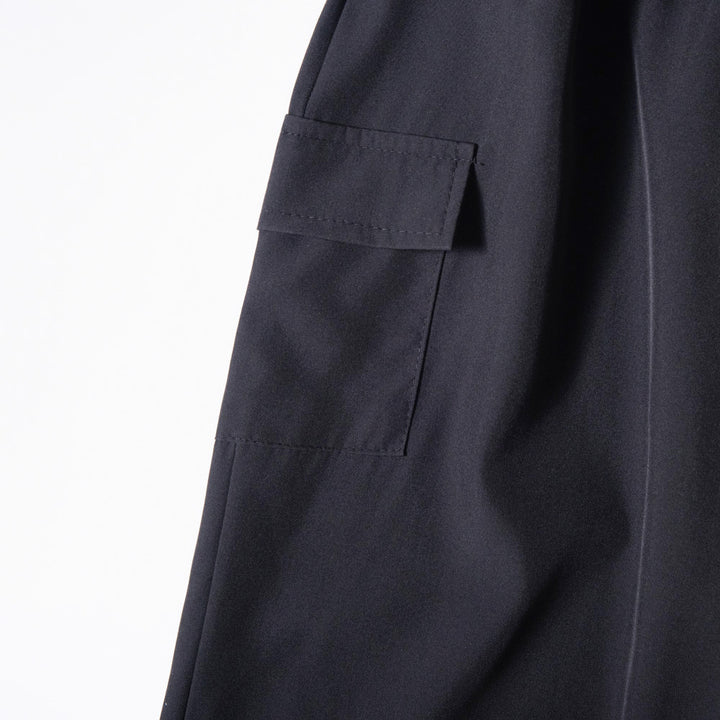 Girls Black Wide Leg Cargo Pants